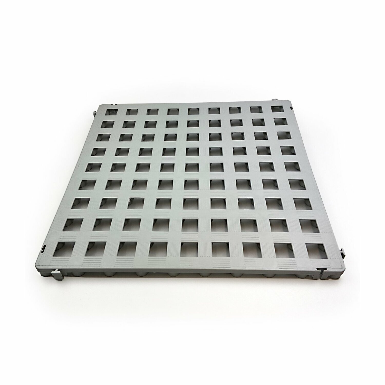 Kunststoffbodenroste 500 x 500 mm grau
