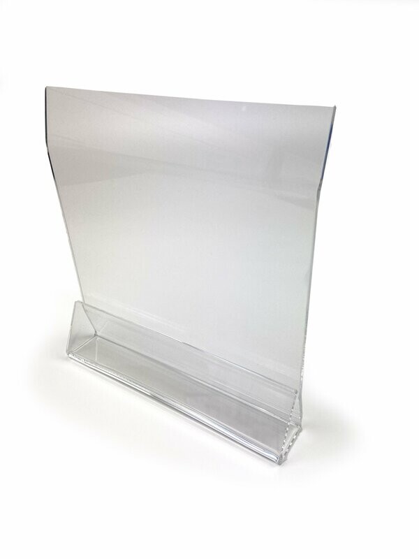 Zahlteller Acrylglas klar aufsteckbar