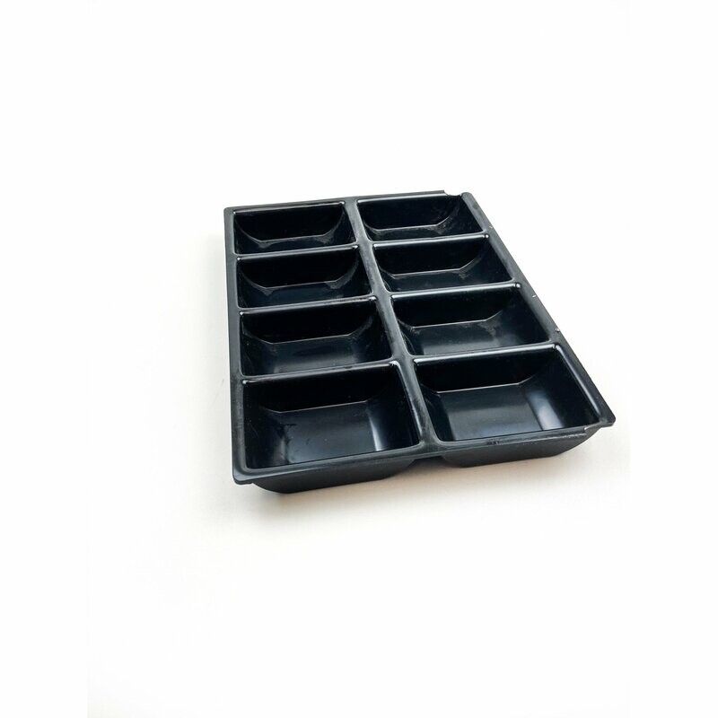 Kasseneinsatz Standard PS schwarz matt