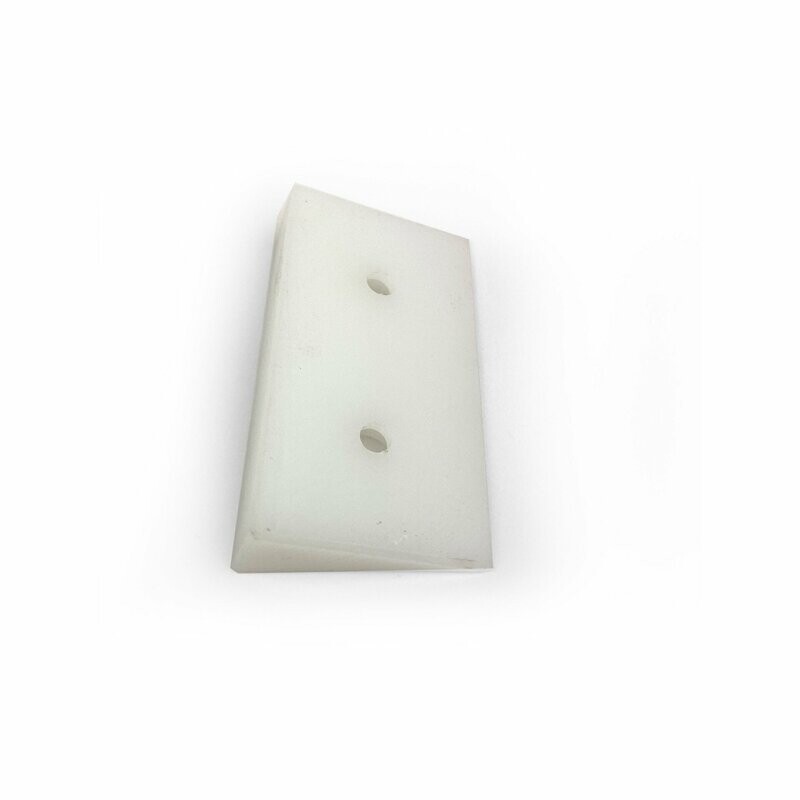 Schliesskeil PE 500 weiß 64 x 34 mm ohne Falz