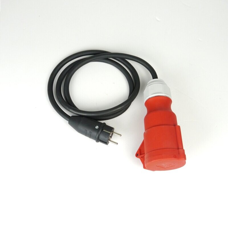 Kabel Anschlusskabel 5 x 32 A, 2 m lang mit Stecker 230 V / 380 V
