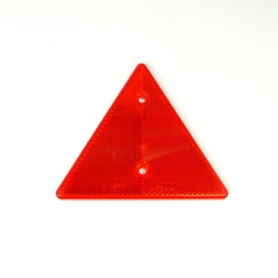 Rückstrahler Dreieck rot