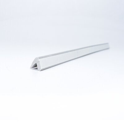 Profilgummi Silikon grau 12 x 12 mm mit Kleberücken für Kühlräume