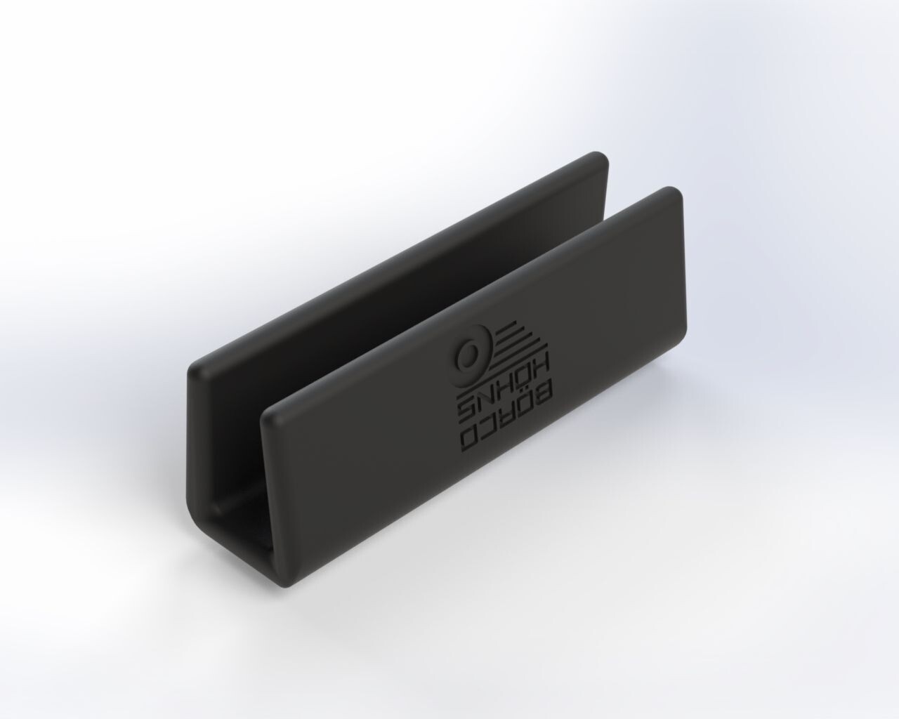 3D Abstandshalter 90° Glasfront