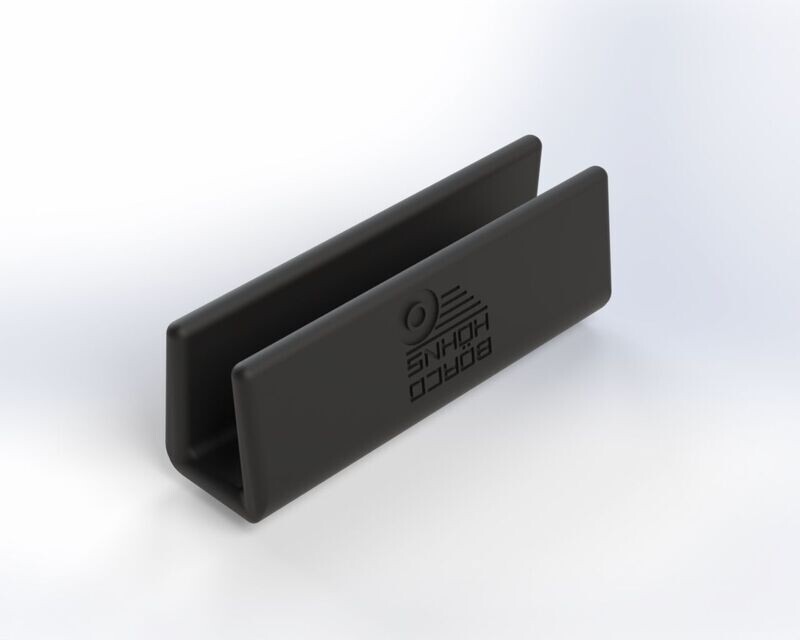 3D Abstandshalter 90° Glasfront
