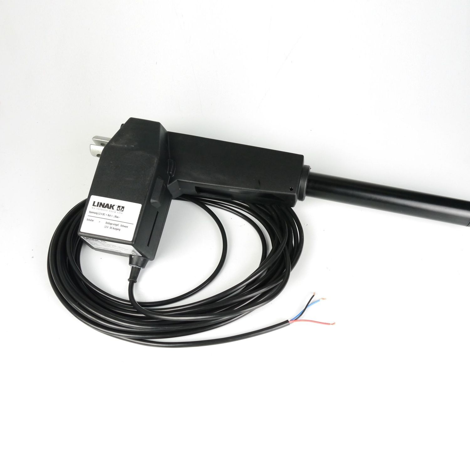 Verstellantrieb Linak 300 mm Hub 12 V IP 66 für Kühlmaschinenhaube