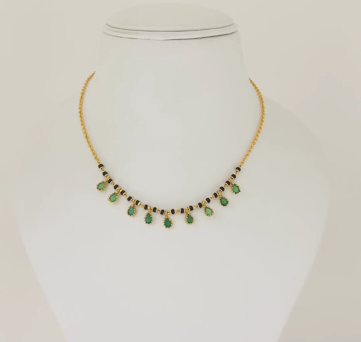 Black beads