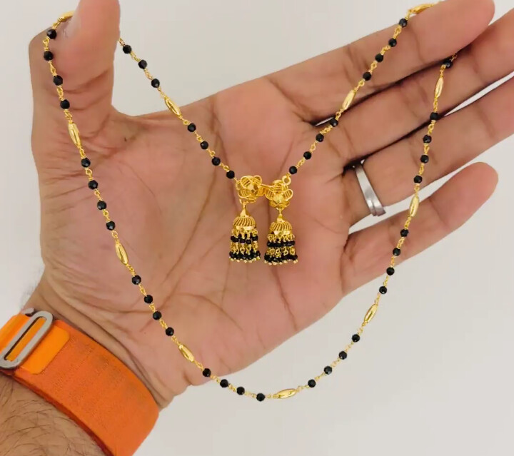 Black beads