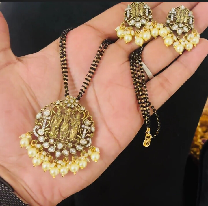 Black beads