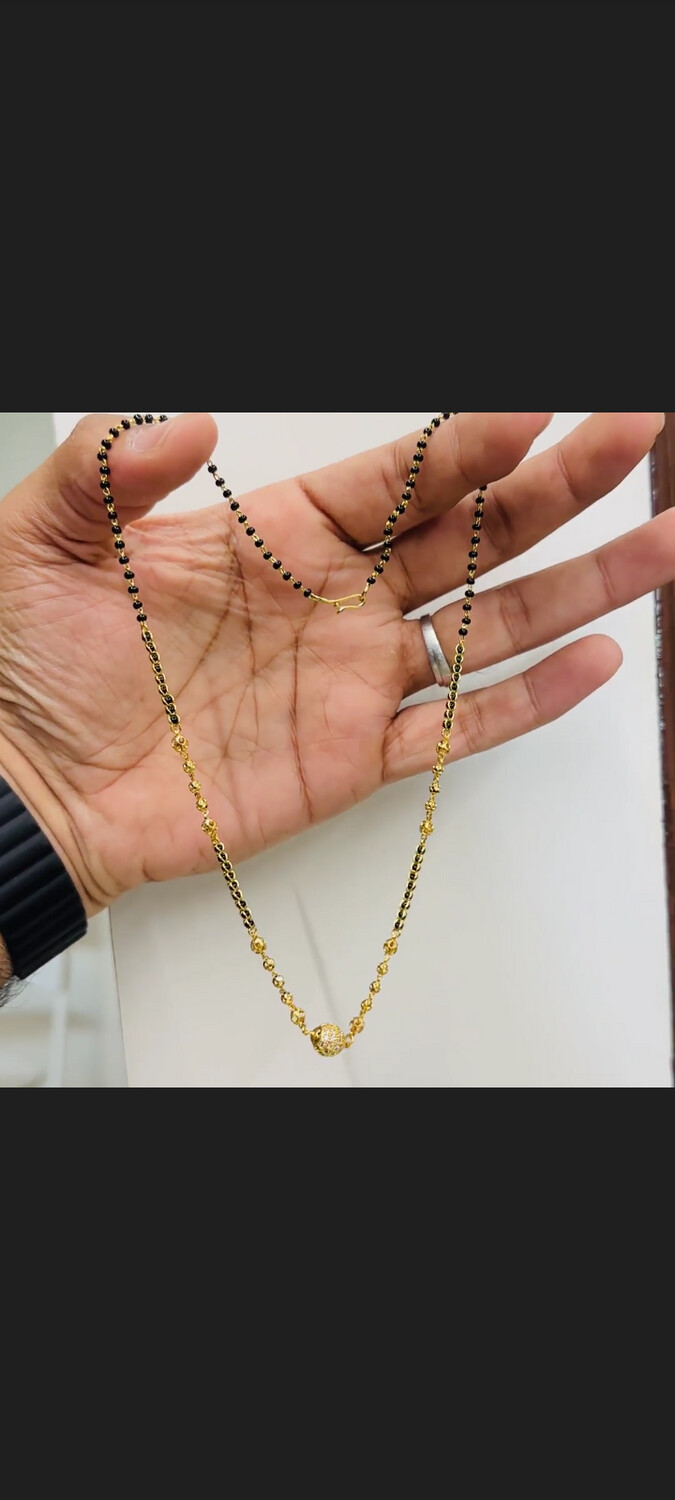 Black beads