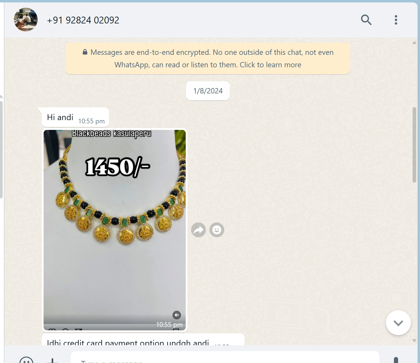 Beads kasu set