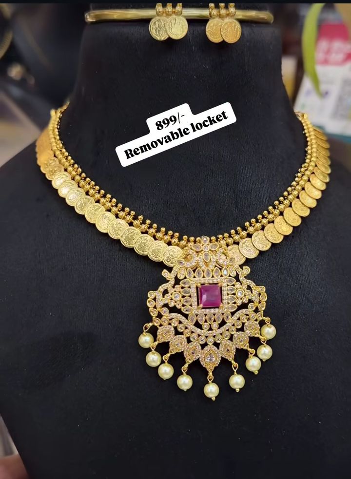 Kaasulaparu with removable cz locket