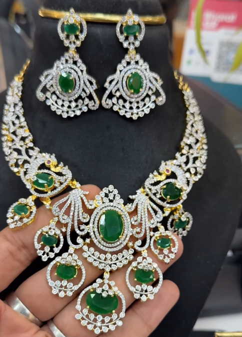 CZ necklace set