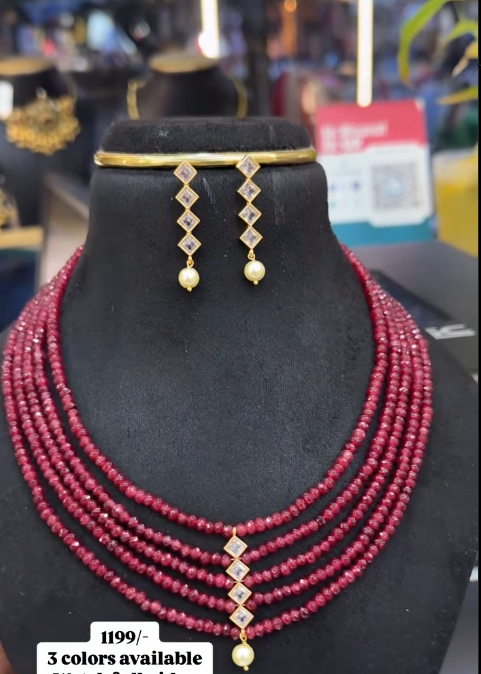 3 Steps beads chain