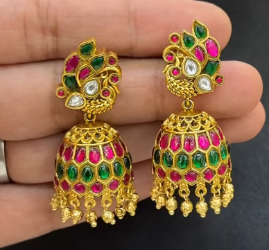 Jadau jhumkas