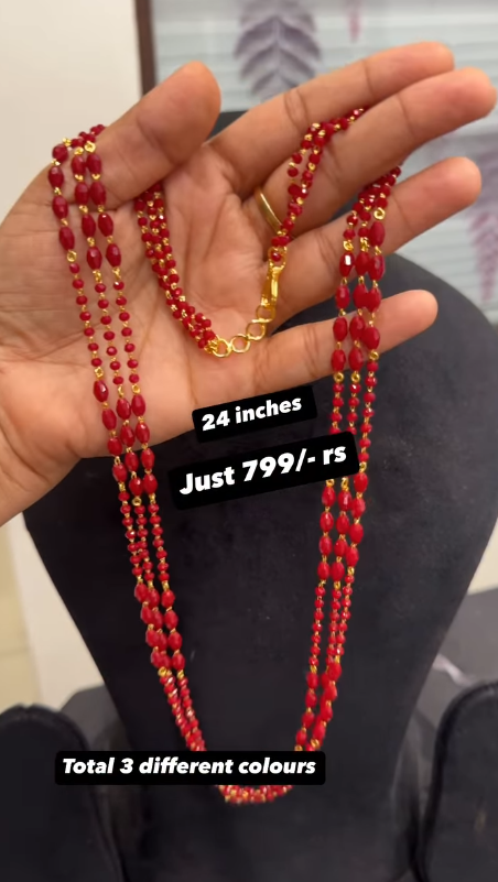 3 steps Beads chain