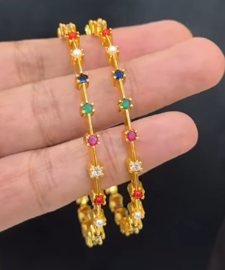 Stone bangles