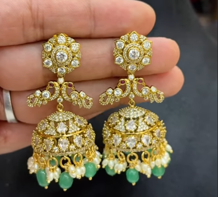 Uncut jhumkas