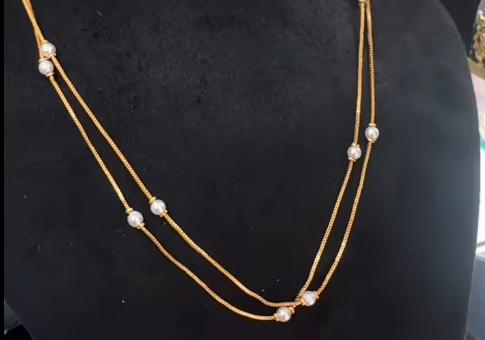Real gold look chain