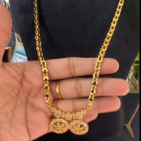 Black beads chain