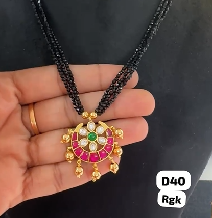 Jadav blackbeads chain