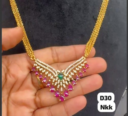 chandrahaaram chain with locket