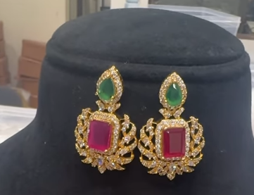 CZ earrings