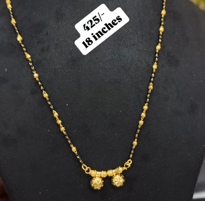 Black beads chain