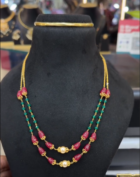 2 Color beads chain
