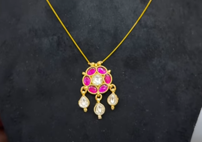 Invisible chain with locket