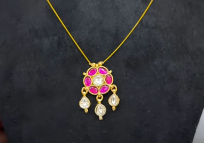 Invisible chain with locket