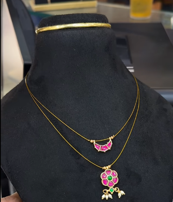 Invisible Chain with locket