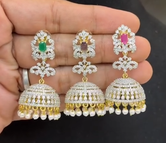 Cz jhumkas