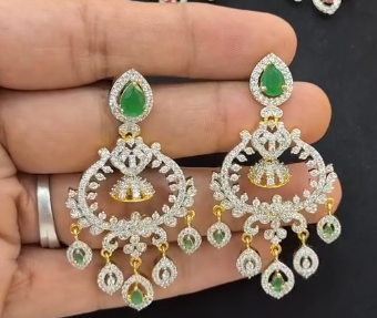 Diamond look Chandbali