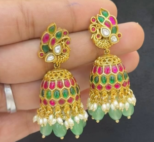 Jadau jhumkas