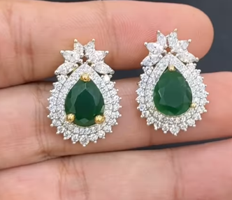 Diamond replica studs