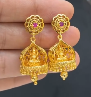 Lakshmi devi buttalu with gold replica