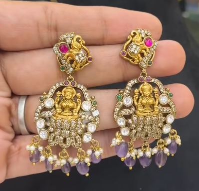 Lakshmi devi earrings