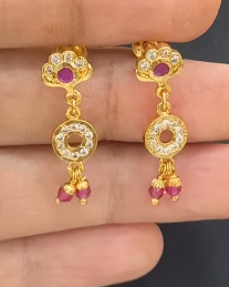 Gold replica earrings