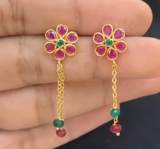 Gold replica earrings