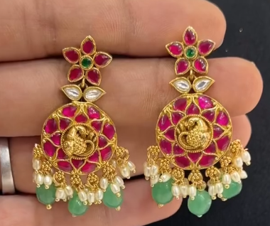 Jaduan Kundan Earrings