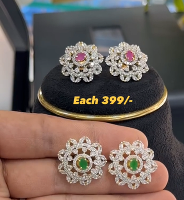 CZ studs