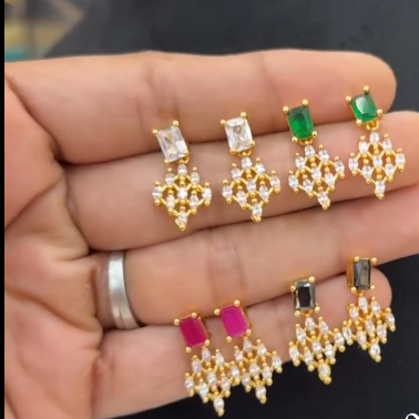 Gold replica earrings