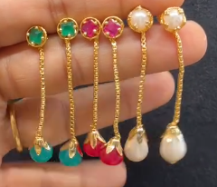 Gold Model Earrings