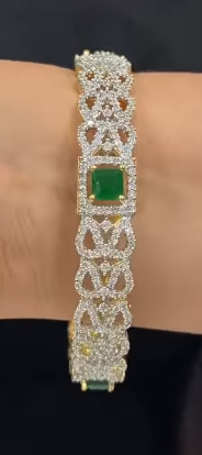 Diamond replica bangles