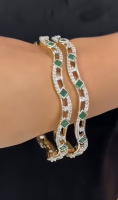 CZ stone bangles