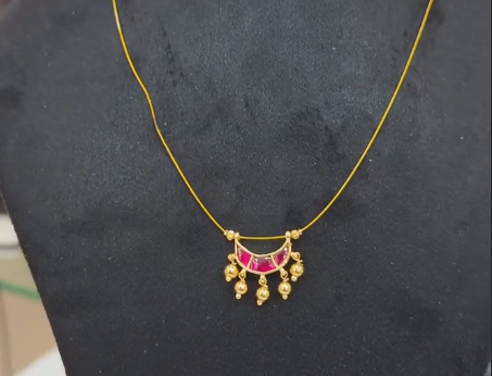 Invisible chand locket chain