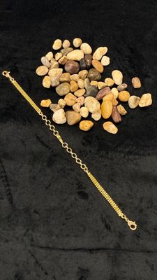 Gold-Polished Back Chain - 9 Inches