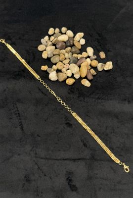 Gold-Polished Back Chain - 9 Inches