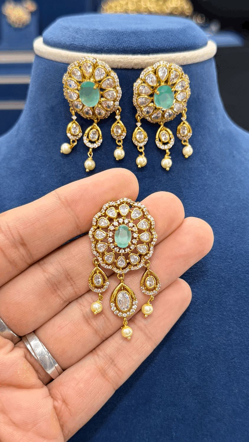 Locket Earings Set Locket Earings Set